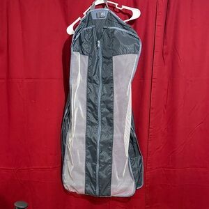 Blue and Gray Garment Bag